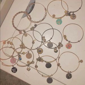 Alex and Ani 16 variety bracelets